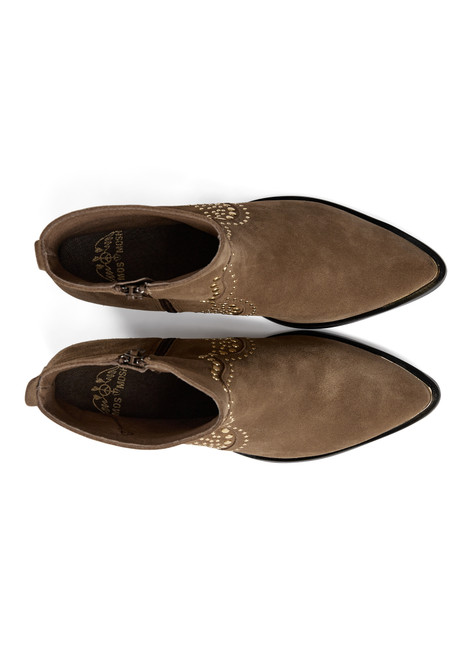 MOS MOSH Dark Beige Mmamos Suede Trock Boot | 166520