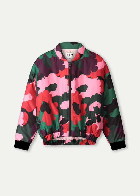 POM AMSTERDAM Multi Colour Coat - Abstract Flower | SP9329
