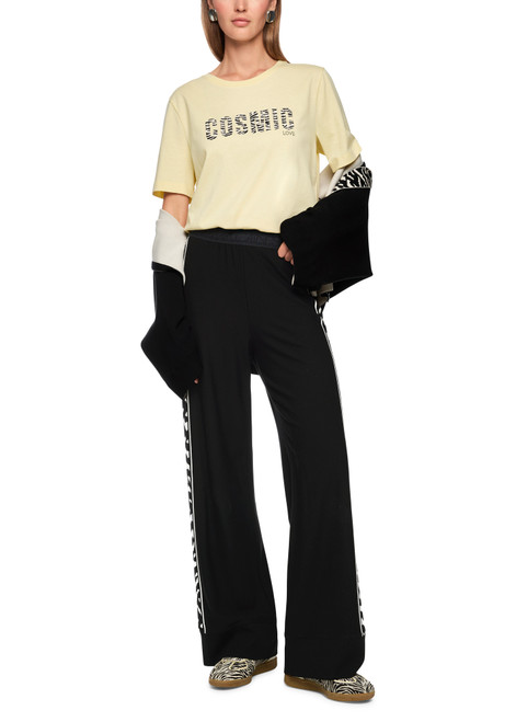 MARC CAIN SPORTS Black Rethink Together Welkom Trousers | AS 81.25 M09