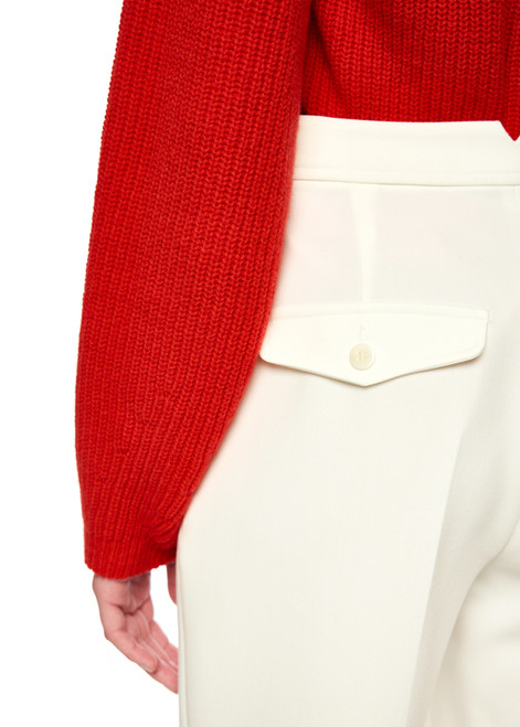 MARC CAIN COLLECTIONS Off-White Wukari Trousers | AC 81.18 W44