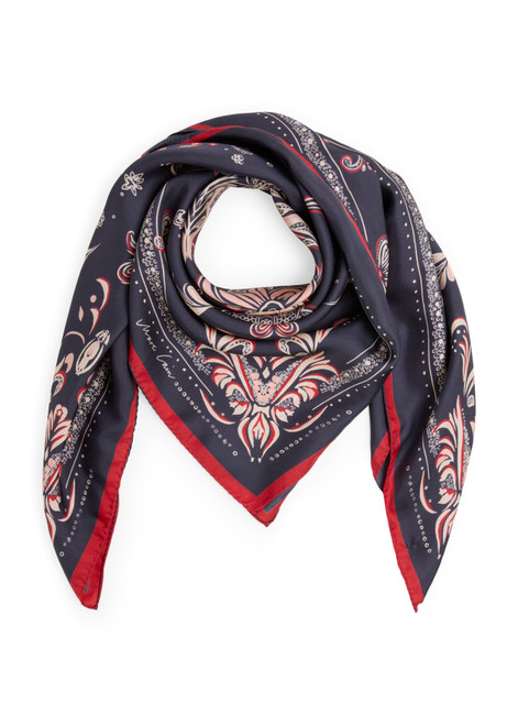 MARC CAIN COLLECTIONS Periscope Silk Scarf With Paisley Pattern | AC B1.05 Z12