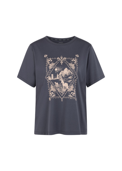 MARC CAIN COLLECTIONS Periscope T-Shirt Rethink Together' | AC 48.10 J16