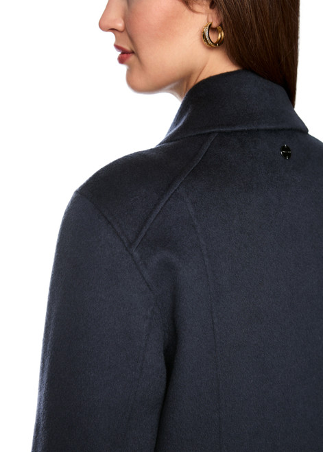 MARC CAIN COLLECTIONS Periscope Elegant Wool Jacket In The Biker Style | AC 12.01 W33
