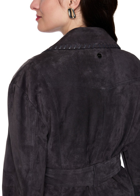 MARC CAIN COLLECTIONS Periscope Real Leather Jacket 'Rethink Together' | AC 12.06 L02