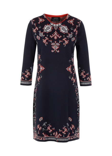 MARC CAIN COLLECTIONS Navy Rethink Together Dress | AC 21.08 M01
