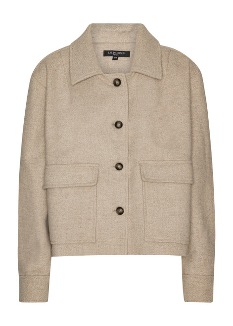 ILSE JACOBSEN HORNBAEK Wheat Short Buttoned Jacket | WOOLEN01