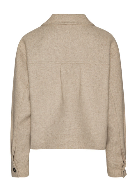 ILSE JACOBSEN HORNBAEK Wheat Short Buttoned Jacket | WOOLEN01
