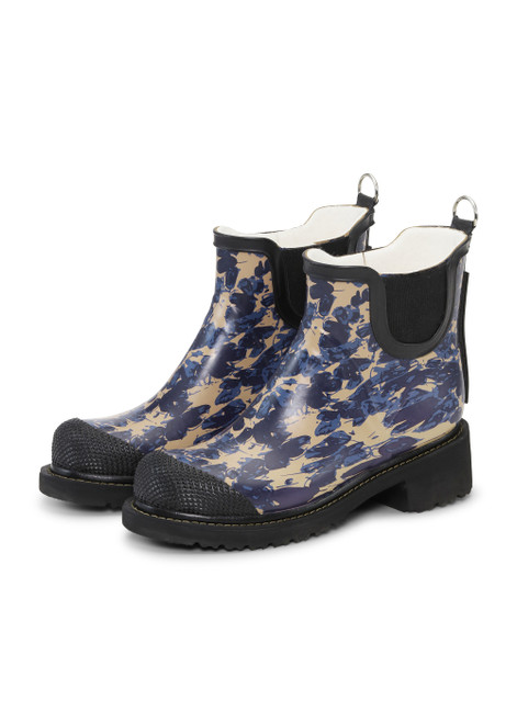 ILSE JACOBSEN HORNBAEK Beige Butterfly Short Rubber Boot | RUB47P