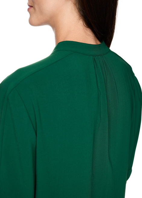 MARC CAIN SPORTS Dark Jade Green Short-Sleeved Blouse | AS 51.12 W70