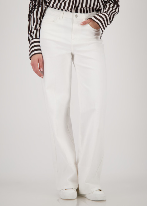 MONARI White Palazzo Jeans | 410369