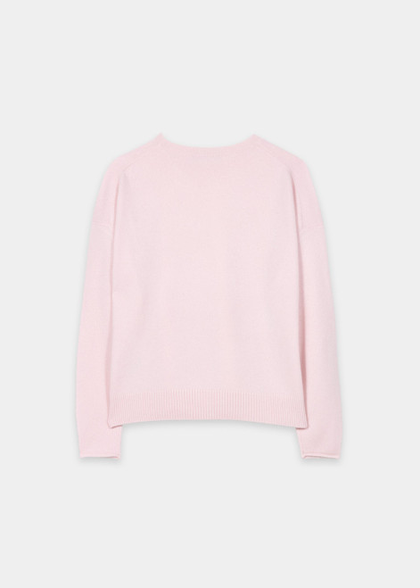 LUISA CERANO Pink Cashmere-Blend Pullover | 138751/5871-0426