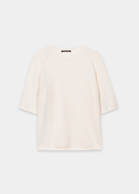 LUISA CERANO White Cashmere-Blend Pullover | 138767/5871-0105