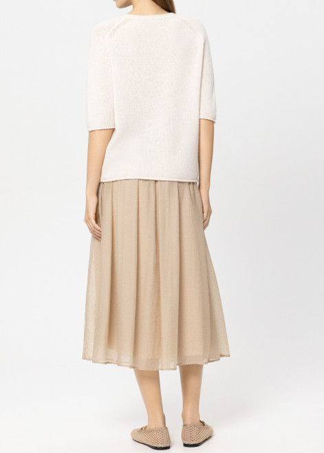 LUISA CERANO White Cashmere-Blend Pullover | 138767/5871-0105