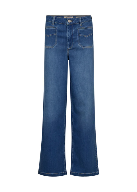 MOS MOSH Mid Blue Colette Deluxe Jeans | 172370