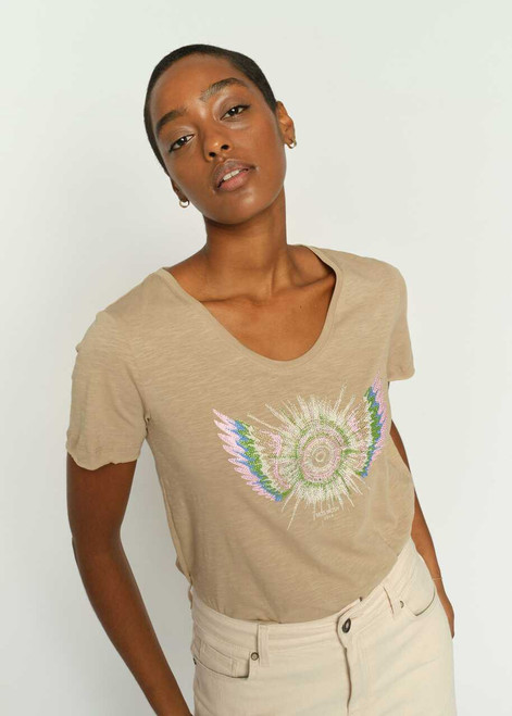 MOS MOSH Twill Romi Gethi O-Ss Glam Tee | 176780