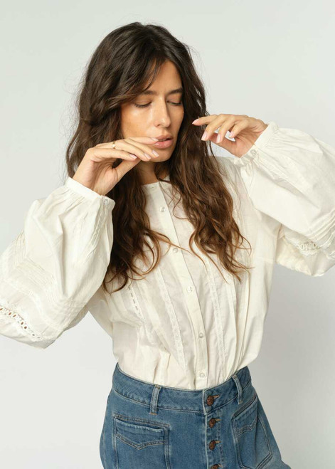 MOS MOSH Ecru Adila Shirt | 176830
