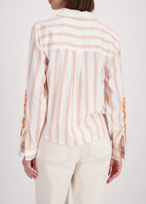 MONARI White Shirt With Cord Embroidery | 410249