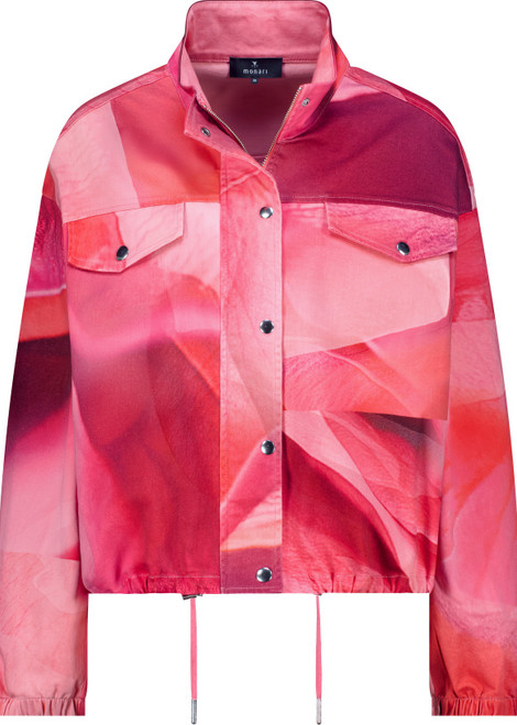 MONARI Pink Jacket With Allover Pattern | 410331