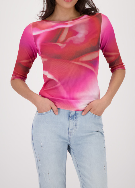 MONARI Pink Shirt With All-Over Pattern | 410430