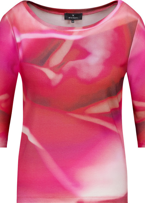 MONARI Pink Shirt With All-Over Pattern | 410430