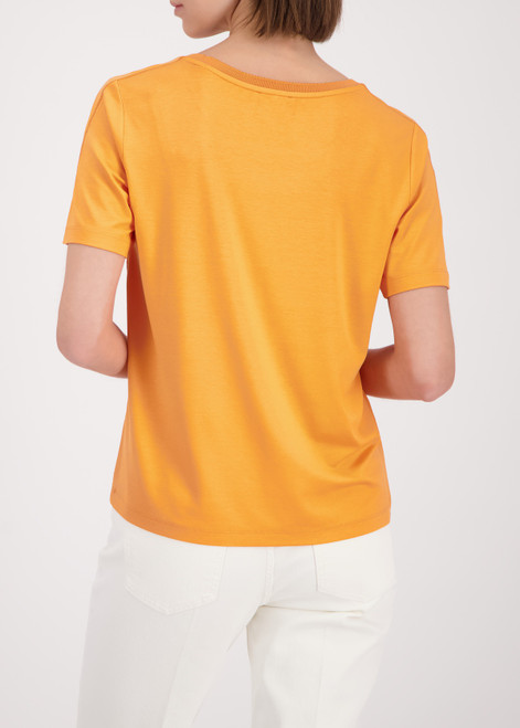 MONARI Orange, Yellow Blouse With Rhinestones | 410467