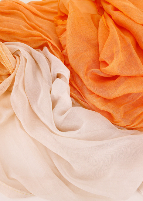MONARI Orange, Yellow Gradient Scarf | 410469