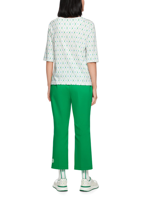 MARC CAIN SPORTS Off-White Shirt With Heart Print | AS 48.38 J89