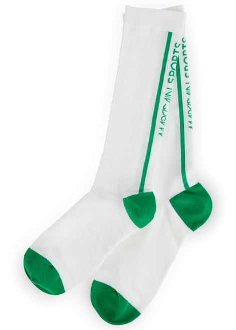 MARC CAIN SPORTS Off-White Sporty Cotton Blend Stockings | AS C1.01 Z06