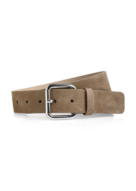 MARC CAIN SPORTS Light Stone Nubuck Leather Belt | AS G1.05 L43