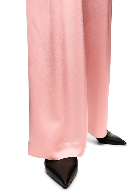 MARC CAIN COLLECTIONS Peach Beige Wedi Wide-Fit Trousers With Pleats | AC 81.46 W46