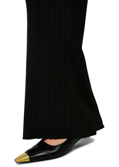 MARC CAIN COLLECTIONS Black Welkom Knitted In Germany Trousers | AC 81.82 M43