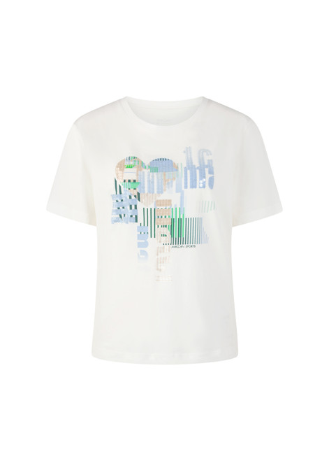 MARC CAIN SPORTS Off-White Loose-Fit Cotton Shirt | AS 48.20 J36