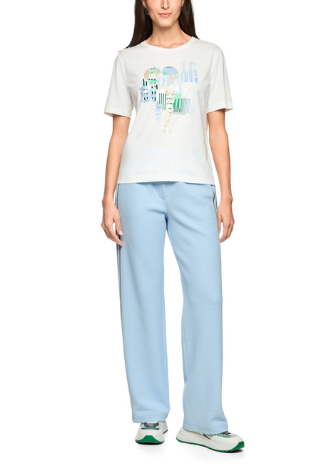 MARC CAIN SPORTS Off-White Loose-Fit Cotton Shirt | AS 48.20 J36