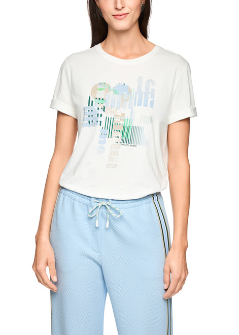 MARC CAIN SPORTS Off-White Loose-Fit Cotton Shirt | AS 48.20 J36