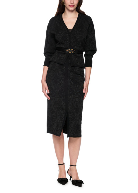 MARC CAIN GLAM Black Knitted In Germany Cardigan | AG 39.04 M02