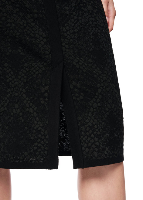 MARC CAIN GLAM Black Knitted In Germany Skirt | AG 71.04 M02