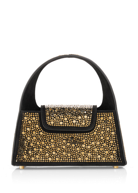 MARC CAIN GLAM Black Exclusive Mini Bag With Studs | AG TM.01 L03