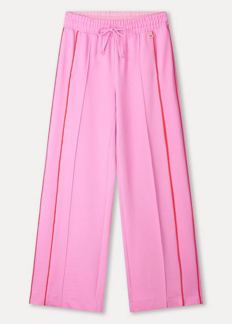 POM AMSTERDAM Pink Trackpants - Colourblock Cheering Pink | SP9514