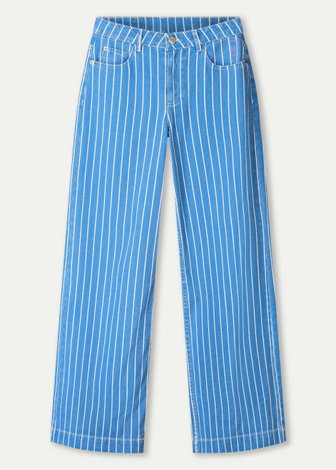 POM AMSTERDAM Blue Jeans - Denim Stripes Blue | SP9519