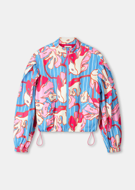 POM AMSTERDAM Multi Colour Jacket - Urban Flora Stripe | SP9528