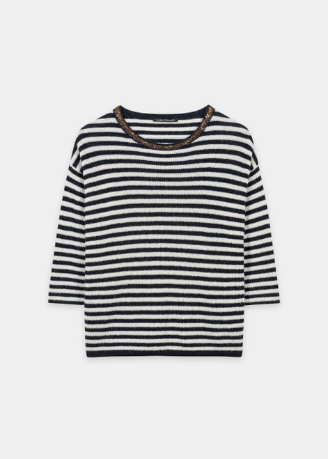 LUISA CERANO Multicolor Sweater With Sequin Detail | 138762/5923-2941