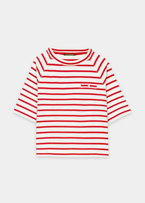 LUISA CERANO Multicolor Striped Button-Down Shirt | 338343/7800-4581