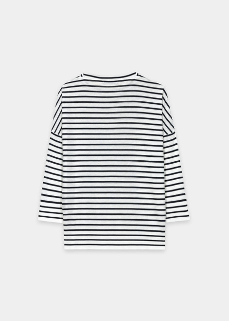 LUISA CERANO Multicolor Striped Ribbed Shirt | 338351/7956-2941