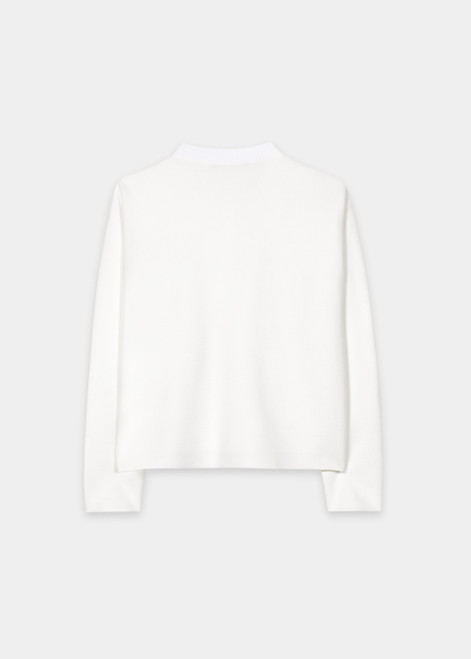 LUISA CERANO White Cardigan | 438167/5094-0103
