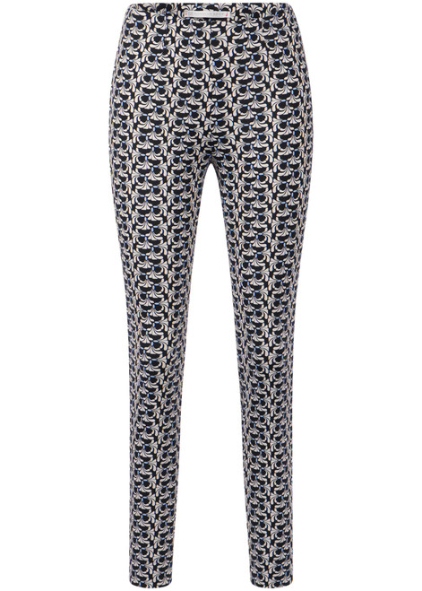 RAFFAELLO ROSSI Blue Graphical Pants | 212978/9089