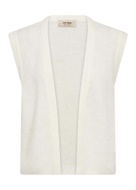 MOS MOSH Ecru Thora Knit Vest | 177540