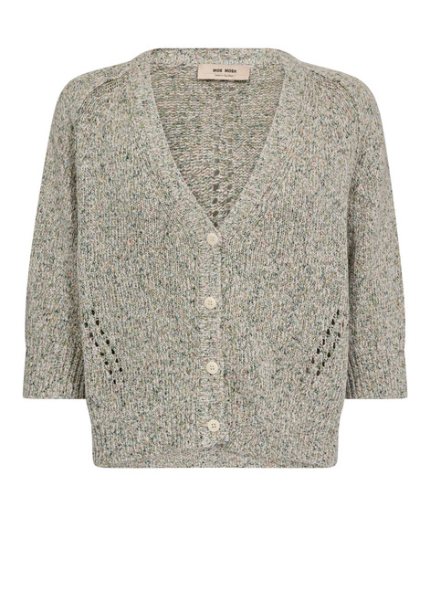 MOS MOSH Turf Green Lizet Camelot Knit Cardigan | 177670