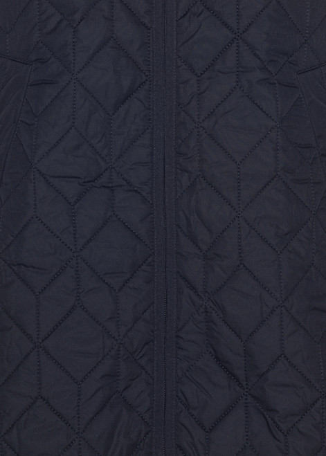 ILSE JACOBSEN HORNBAEK Dark Indigo Long Quilt Jacket | ART06