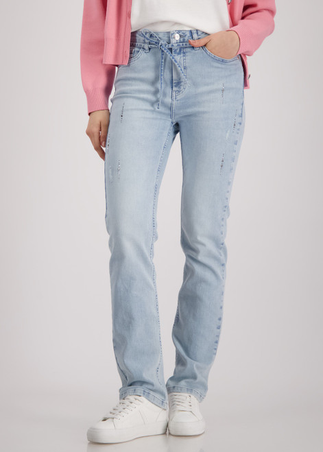 MONARI Blue Jeans With Embellishments | 410316