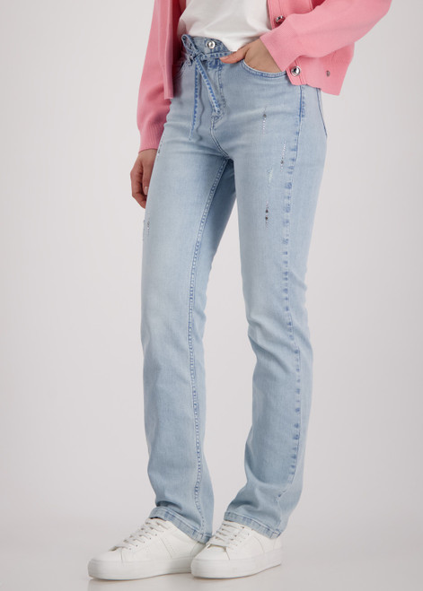 MONARI Blue Jeans With Embellishments | 410316